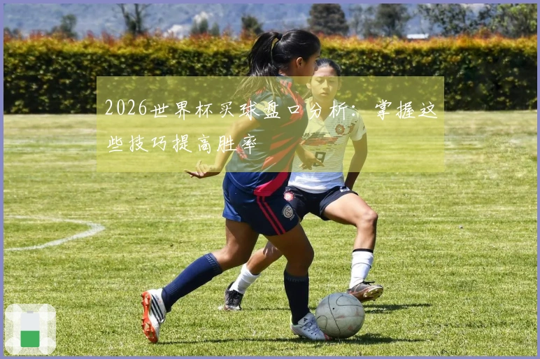 2026世界杯买球盘口分析：掌握这些技巧提高胜率